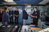 SAS OHI - S.A.S. le Prince Albert II visite l’USNS Bruce C. HEEZEN ©Direction de la Communication - Manuel Vitali
