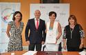 Signature MTE-Comité Droits des femmes - De gauche à droite : Annabelle Jaeger-Seydoux, Laurent Anselmi, Céline Cottalorda et Marie-Pierre Gramglia. ©Direction de la Communication / Stéphane Danna Signature MTE-Comité Droits des femmes - De gauche à droite : Annabelle Jaeger-Seydoux, Laurent Anselmi, Céline Cottalorda et Marie-Pierre Gramglia. ©Direction de la Communication / Stéphane Danna