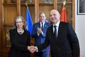 Signature PNUE - A droite et à gauche de S.A.S. le Prince Souverain : Mme Inger Andersen, Directrice exécutive du P.N.U.E. et M. Laurent Anselmi, Conseiller de Gouvernement-Ministre des Relations Extérieures et de la Coopération ©Direction de la Communication/Manuel Vitali Signature PNUE - A droite et à gauche de S.A.S. le Prince Souverain : Mme Inger Andersen, Directrice exécutive du P.N.U.E. et M. Laurent Anselmi, Conseiller de Gouvernement-Ministre des Relations Extérieures et de la Coopération ©Direction de la Communication/Manuel Vitali