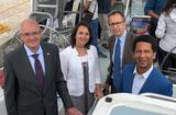Survey Initiative - De gauche à droite : S.E. M. Jean-Luc Van Klaveren, Ambassadeur de Monaco en Espagne ; Mme Florence Descroix-Comanducci, Secrétaire Exécutif de l'ACCOBAMS ; M. François Gauthiez, Directeur de l'Appui aux Politiques publiques de l'Agence française pour la Biodiversité , S.E. M. Xavier Sticker, Président de l'ACCOBAMS et Ambassadeur de France pour l'Environnement. @ACCOBAMS Survey Initiative - De gauche à droite : S.E. M. Jean-Luc Van Klaveren, Ambassadeur de Monaco en Espagne ; Mme Florence Descroix-Comanducci, Secrétaire Exécutif de l'ACCOBAMS ; M. François Gauthiez, Directeur de l'Appui aux Politiques publiques de l'Agence française pour la Biodiversité , S.E. M. Xavier Sticker, Président de l'ACCOBAMS et Ambassadeur de France pour l'Environnement. @ACCOBAMS