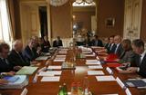 Table ronde - Commission mixte FR- MC - Les deux délégations lors de la réunion