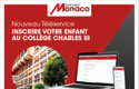 Téléservice CCIII - Un nouveau téléservice pour les inscriptions au Collège Charles III
