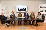 TMC PNTE - De gauche à droite : Etienne Franzi, Vice-Président de TMC, Catherine Puiseux, Directrice RSE pour le Groupe TF1, Céline Nallet, Directrice Générale des chaînes de la TNT du groupe TF1 (TMC, TFX et TF1 Séries films), S.E. M. le Ministre d’Etat, Marie-Pierre Gramaglia, Conseiller de Gouvernement - Ministre de l’Équipement, de l’Environnement et de l’Urbanisme et Annabelle Jaeger-Seydoux, Directeur de la Mission pour la Transition Energétique. ©Direction de la Communication / Manuel Vitali TMC PNTE - De gauche à droite : Etienne Franzi, Vice-Président de TMC, Catherine Puiseux, Directrice RSE pour le Groupe TF1, Céline Nallet, Directrice Générale des chaînes de la TNT du groupe TF1 (TMC, TFX et TF1 Séries films), S.E. M. le Ministre d’Etat, Marie-Pierre Gramaglia, Conseiller de Gouvernement - Ministre de l’Équipement, de l’Environnement et de l’Urbanisme et Annabelle Jaeger-Seydoux, Directeur de la Mission pour la Transition Energétique. ©Direction de la Communication / Manuel Vitali