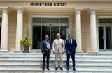 Visite Alexis Mohamed - Chargé de mission Djibouti. ©DR - De gauche à droite : Alexis MOHAMED, Chargé de mission auprès de la Présidence de Djibouti, Laurent ANSELMI, Conseiller de Gouvernement – Ministre pour les Relations Extérieures et la Coopération et Jean-Jacques ROBIN, Consul honoraire de Djibouti à Monaco. ©DR Visite Alexis Mohamed - Chargé de mission Djibouti. ©DR - De gauche à droite : Alexis MOHAMED, Chargé de mission auprès de la Présidence de Djibouti, Laurent ANSELMI, Conseiller de Gouvernement – Ministre pour les Relations Extérieures et la Coopération et Jean-Jacques ROBIN, Consul honoraire de Djibouti à Monaco. ©DR
