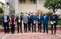 Visite Ministre d'Etat Centre de Coordination Gérontologique - De gauche à droite : Dr Alexandre Bordero, Marie-Piere Gramaglia, Didier Gamerdinger, Dr Sandrine Louchart de la Chapelle, George Marsan, S.E. M. Pierre Dartout, Philippe Migliasso, Stéphane Valeri, Benoîte de Sevelinges. ©Direction de la Communication / Michael Alesi Visite Ministre d'Etat Centre de Coordination Gérontologique - De gauche à droite : Dr Alexandre Bordero, Marie-Piere Gramaglia, Didier Gamerdinger, Dr Sandrine Louchart de la Chapelle, George Marsan, S.E. M. Pierre Dartout, Philippe Migliasso, Stéphane Valeri, Benoîte de Sevelinges. ©Direction de la Communication / Michael Alesi