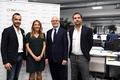 Voir la photo - Autour de S.E. M. Serge Telle, de gauche à droite, Bruno Rodrigues, Directeur des Opérations, Mireille Maccagno, Directrice Projets Stratégiques et Steve Sasportas, Directeur Général. ©Direction de la Communication / Manuel Vitali Voir la photo - Autour de S.E. M. Serge Telle, de gauche à droite, Bruno Rodrigues, Directeur des Opérations, Mireille Maccagno, Directrice Projets Stratégiques et Steve Sasportas, Directeur Général. ©Direction de la Communication / Manuel Vitali