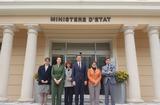 Visite Pologne - De gauche à droite : Marie-Noëlle Albertini, Conseiller diplomatique au Département des Relations Extérieures et de la Coopération ; Anne-Marie Boisbouvier, Conseiller au Cabinet de S.A.S. le Prince ; Marie-Catherine Caruso-Ravera, Directeur des Relations Diplomatiques et Consulaires ; Martin Ociepa, Sous-secrétaire d’Etat au Ministère de l’entrepreneuriat et des technologies ; Isabelle Rosabrunetto, Directeur général du Département de Relations Extérieures et de la Coopération et Aleksander Siemaszko, Chef de l’Unité des Pays Européens, Département du Commerce International, Ministère de l’Entrepreneuriat et de la Technologie de Pologne ©DR Visite Pologne - De gauche à droite : Marie-Noëlle Albertini, Conseiller diplomatique au Département des Relations Extérieures et de la Coopération ; Anne-Marie Boisbouvier, Conseiller au Cabinet de S.A.S. le Prince ; Marie-Catherine Caruso-Ravera, Directeur des Relations Diplomatiques et Consulaires ; Martin Ociepa, Sous-secrétaire d’Etat au Ministère de l’entrepreneuriat et des technologies ; Isabelle Rosabrunetto, Directeur général du Département de Relations Extérieures et de la Coopération et Aleksander Siemaszko, Chef de l’Unité des Pays Européens, Département du Commerce International, Ministère de l’Entrepreneuriat et de la Technologie de Pologne ©DR