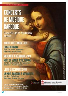 Visuel programme Concerts Baroques 2019