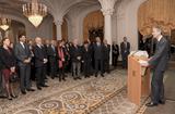 Voeux corps consulaire 2018 - Gilles Tonelli, Conseiller de Gouvernement-Ministre des Relations Extérieures et de la Coopération, présente ses vœux au Corps Diplomatique et Consulaire Etranger accrédité en Principauté. ©Direction de la Communication/Manuel Vitali