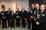 Voeux DSP 2017 - Légende photo : Autour de S.A.S le Prince Souverain, de gauche à droite: M.Laurent Braulio, Commissaire de Police, Chef de la division de police urbaine; Christophe Haget, Commissaire Principal, Chef de la Division de police judiciaire; M. Patrice Cellario, Conseiller de Gouvernement-Ministre de l’Intérieur ; M. Richard Marangoni, Directeur de la Sûreté Publique, ; S.E. M. Serge Telle, Ministre d'Etat ; M. Régis Bastide, Commissaire de police, Chef de la Division de l’administration et de la formation ; M. Rémy Le Juste, Commissaire de police, Chef de la Division de police administrative et M. le Commandant Patrick Reynier, Chef de la division de police maritime aéroportuaire ©Direction de la Communication/Manuel Vitali Voeux DSP 2017 - Légende photo : Autour de S.A.S le Prince Souverain, de gauche à droite: M.Laurent Braulio, Commissaire de Police, Chef de la division de police urbaine; Christophe Haget, Commissaire Principal, Chef de la Division de police judiciaire; M. Patrice Cellario, Conseiller de Gouvernement-Ministre de l’Intérieur ; M. Richard Marangoni, Directeur de la Sûreté Publique, ; S.E. M. Serge Telle, Ministre d'Etat ; M. Régis Bastide, Commissaire de police, Chef de la Division de l’administration et de la formation ; M. Rémy Le Juste, Commissaire de police, Chef de la Division de police administrative et M. le Commandant Patrick Reynier, Chef de la division de police maritime aéroportuaire ©Direction de la Communication/Manuel Vitali