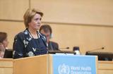 WHA 69-24 May 2016-©Chris Black WHO - S.E. Mme Carole LANTERI, Ambassadeur, Représentant permanent de Monaco auprès de l’Office des Nations Unies à Genève. © Chris Black, WHO
