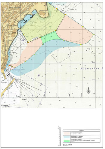 Zone exclusion maritime mai 2018